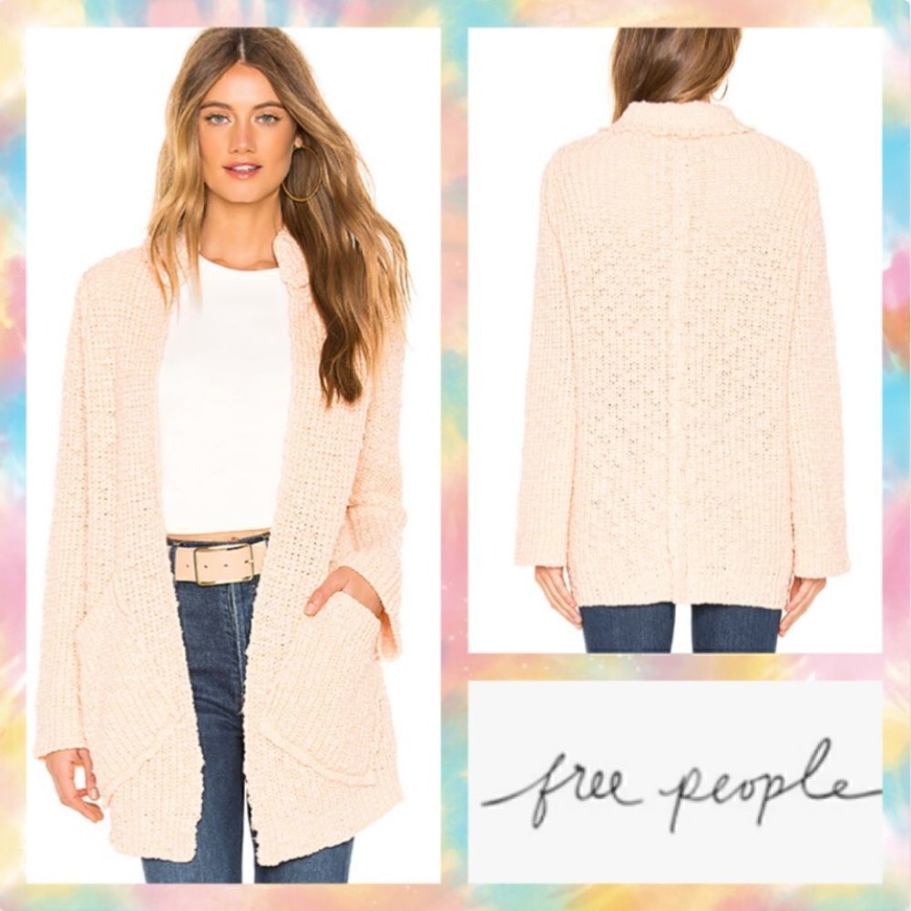NWT MSRP $168 Free People Waterfront Cardigan Women's Size Large